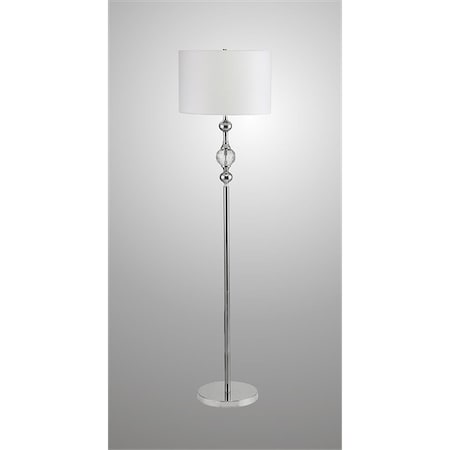 Yhior 62.5 in. Leona Crystal And Chrome Floor Lamp YH2629501
